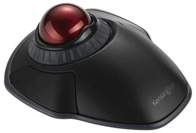 Kensington Orbit Trackball with Scroll Ring Ασύρματο Εργονομικό Bluetooth Ποντίκι Μαύρο