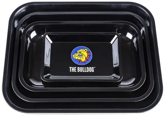 The Bulldog Rolling Tray Δίσκος Μαύρος Small (17x27cm) 2