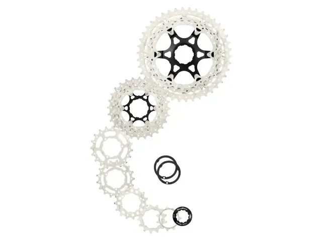 ΚΑΣΕΤΑ SUNRACE CSMS8 11-46T 11 ΤΑΧΥΤΗΤΩΝ METALLIC SILVER 3