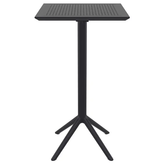 Τραπέζι Bar SKY Μαύρο PP 60x60x108cm