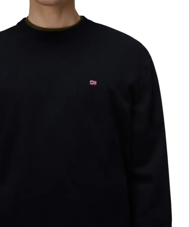 Napapijri - Ανδρικό Πουλόβερ Decatur 2.0 Relaxed Fit NP0A4G5W-941 Μαύρο - 2XL 3
