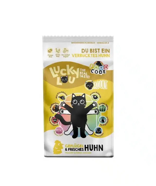 Lucky Lou Food Code Adult Πουλερικά & Φρέσκο Κοτόπουλο 1,70kg