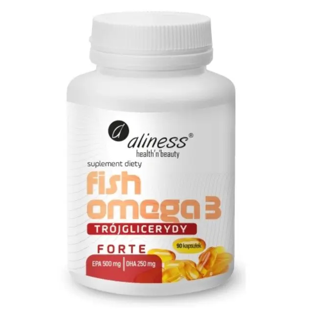 ALINESS Fish Omega 3 FORTE 500/250mg – dietary supplement – 90 capsules