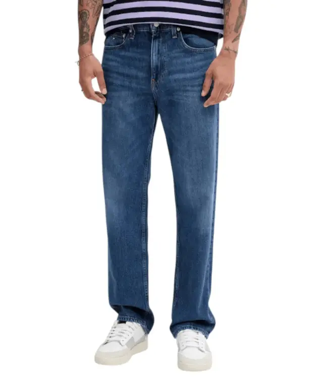 Tommy Hilfiger - Ανδρικό Jean Otis Regular Straight Fit DM0DM21021-1BK Μπλε Σκούρο