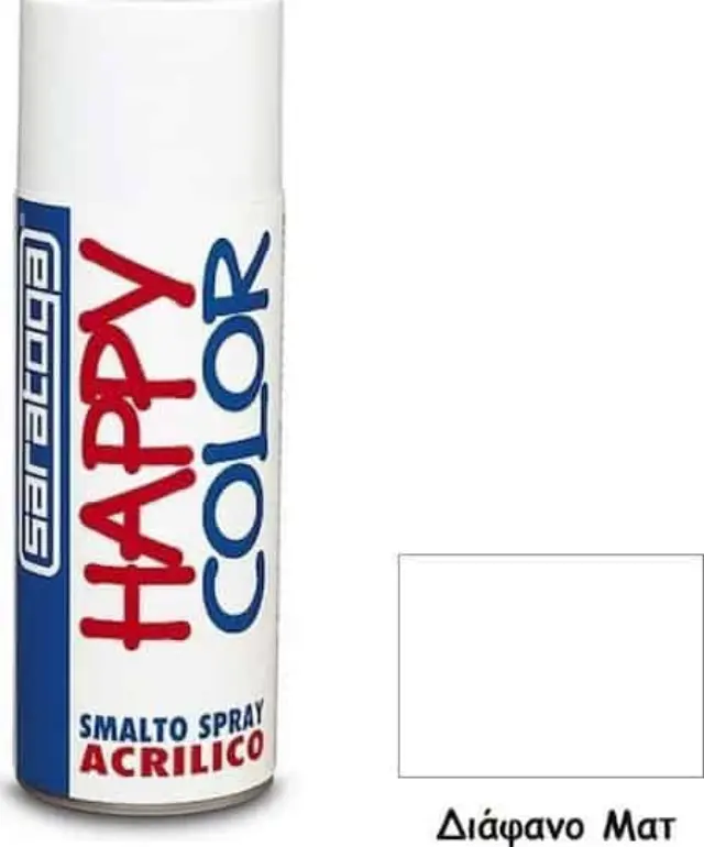 ΣΠΡΕΙ ΒΑΦΗΣ 13 ΒΕΡΝΙΚΙ ΔΙΑΦΑΝΟ ΜΑΤ 400ML HAPPY