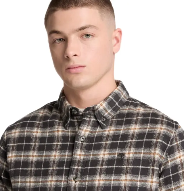Timberland ανδρικό φανελένιο καρό πουκάμισο 0YH89AKV-1 2