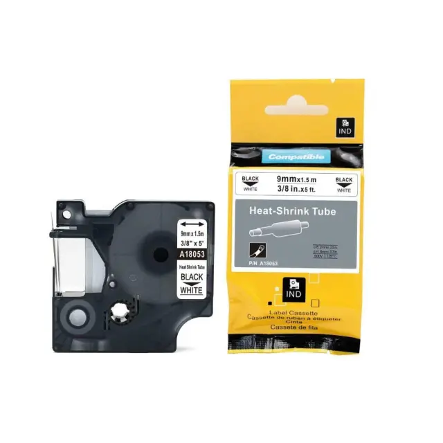 Ταινία Ετικετογράφου DYMO Ind Rhino Tape Black On White 9mm (S0718280) (DYM18053)