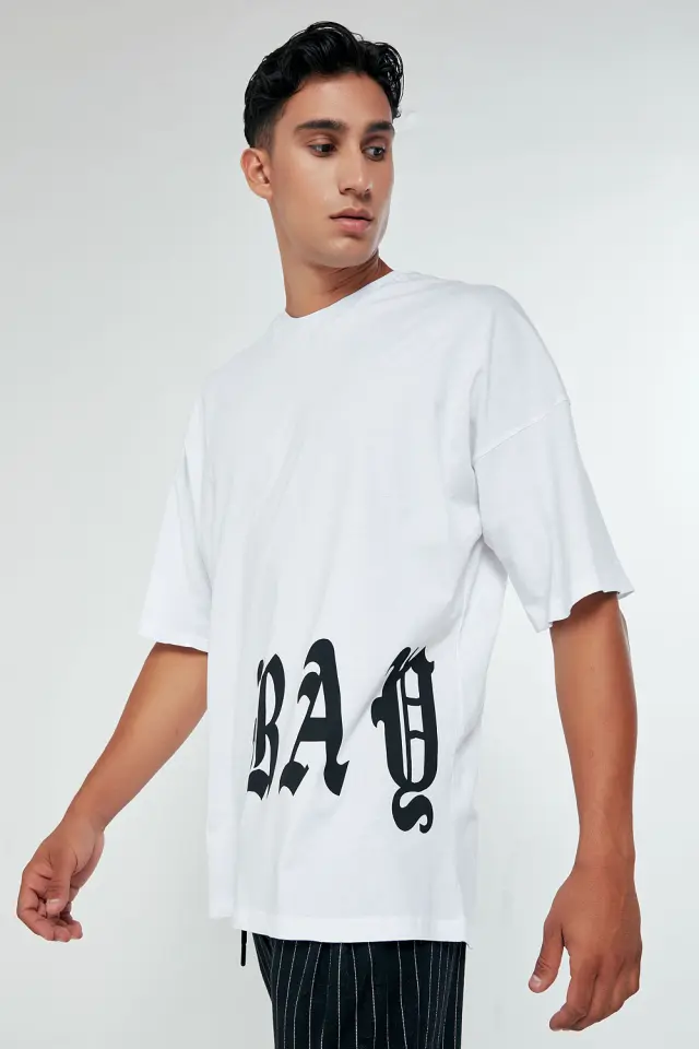 T-Shirt Βαμβακερό Rayzon Λευκό 2