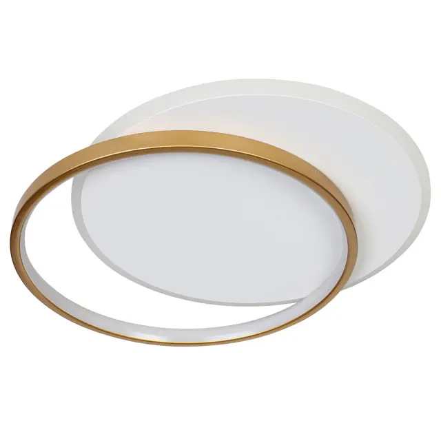 Φωτιστικό οροφής LED 53W 46x39x5,5 εκ. χρυσό με controller - GLOBOBOX 3