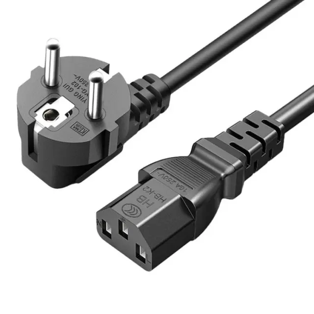 Καλώδιο Τροφοδοσίας Ρεύματος 3-Pin για Laptop 1.5m-Black OEM