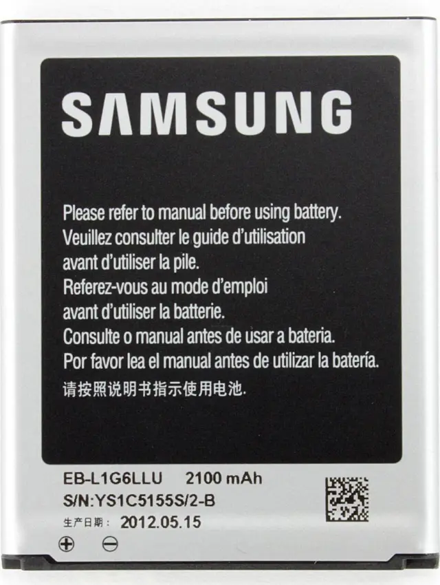 Original Μπαταρία Samsung EB-L1G6LLU για Samsung Galaxy S3 i9300 /i9301 (Bulk)