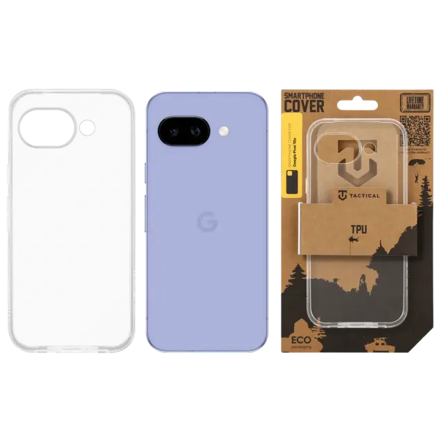Tactical TPU Cover for Google Pixel 10a Transparent 3