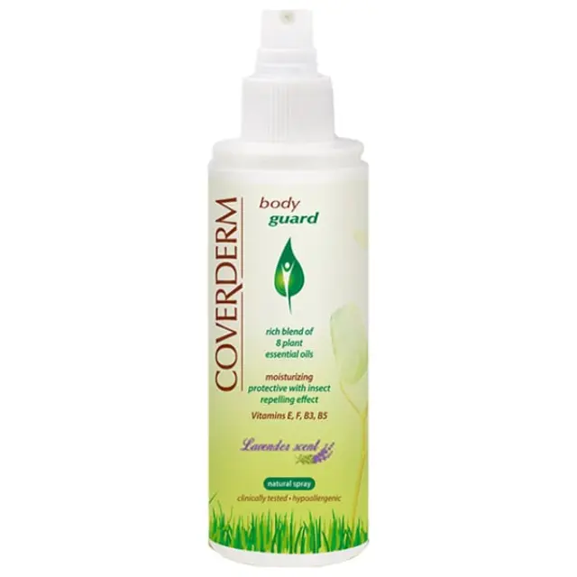 Coverderm Body Guard Spray Lavender Scent Ενυδατικό & Εντομοαπωθητικό Σπρέι Σώματος με Άρωμα Λεβάντας, 100ml