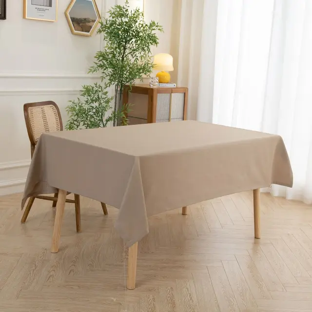 Τραπεζομάντηλο 150x150 Beauty Home Supreme Art 8491 Beige 100% Πολυέστερ 2