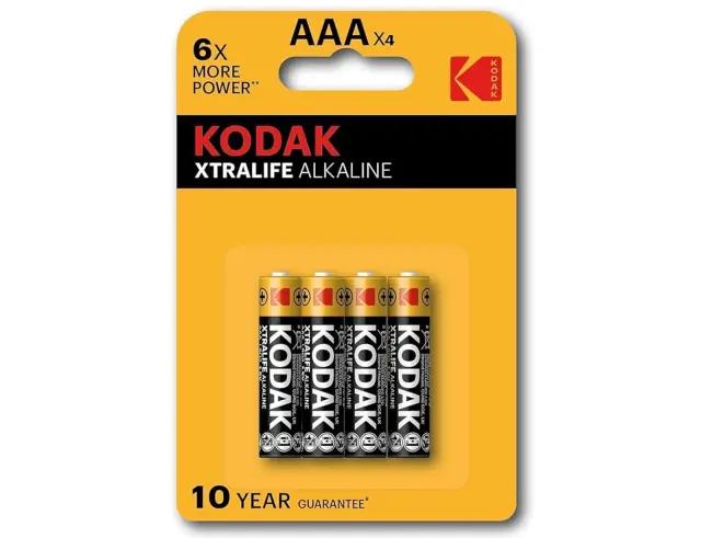 Αλκαλικές μπαταρίες Kodak XTRALIFE - AAA - 1.5V - 4 τεμάχια1008887 2