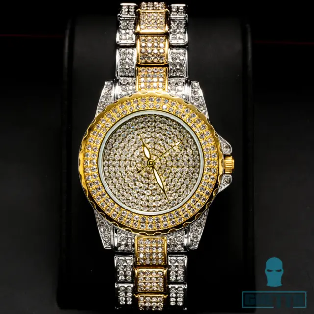 Ghetto Ladies Diamond Dial Watch Women Simple Style