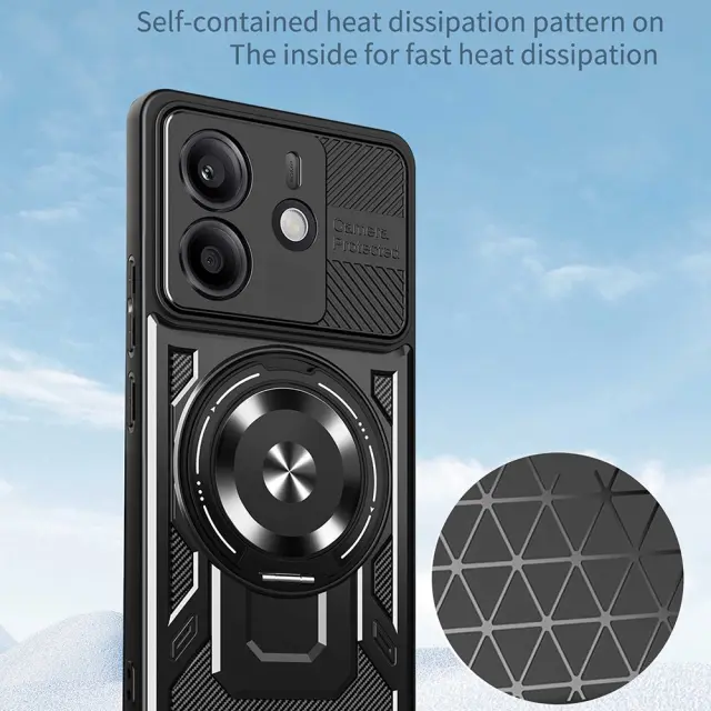 Techsuit® RuggedCam Θήκη για Xiaomi Redmi Note 14 5G- Black 2