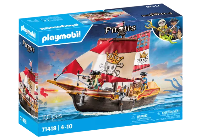 Playmobil 71418 - Pirates Πειρατική Γαλέρα "Ο Βασιλιάς των Πειρατών" 2