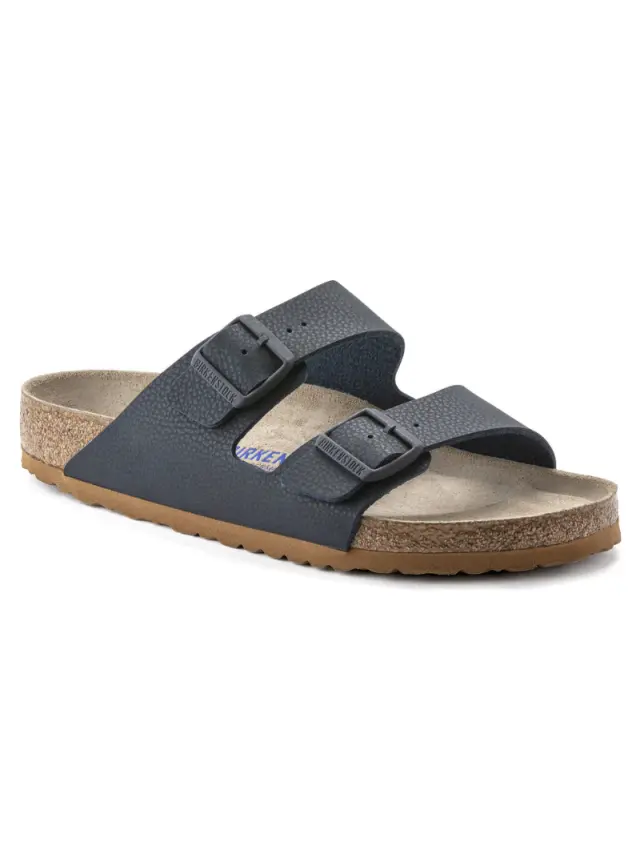 Birkenstock Πέδιλα Unisex Birko-Flor(ανθεκτικό υλικό της Birkenstock-επιτρέπει την επαφή με το νερό) Μπλέ BIR/ARIZONA SOFT 1022494 MIDNIGH - 39 2