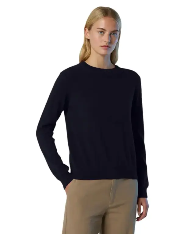 North Sails - Γυναικείο Πουλόβερ Cashmere Blend Sweater 095510-000-0802 Μπλε Ναυτικό