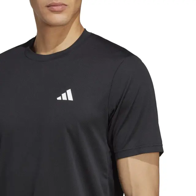 adidas Essentials Training Men's T-Shirt (IC7428-Black) - Μαύρο - M 3
