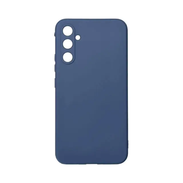 Θήκη Σιλικόνης Soft Back Liquid Silicone Case Για Samsung Galaxy A35 Σκούρο Μπλε