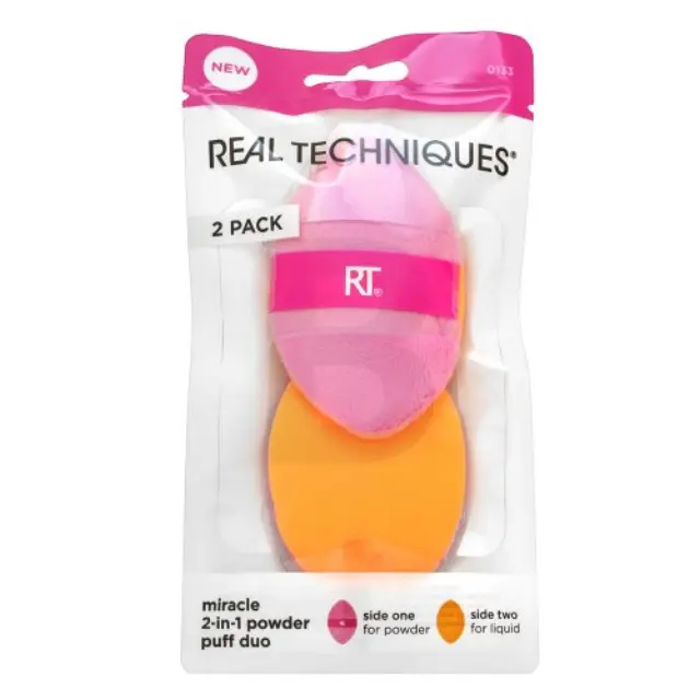 Real Techniques Miracle 2-in-1 Makeup Powder Puff Duo makeup sponge