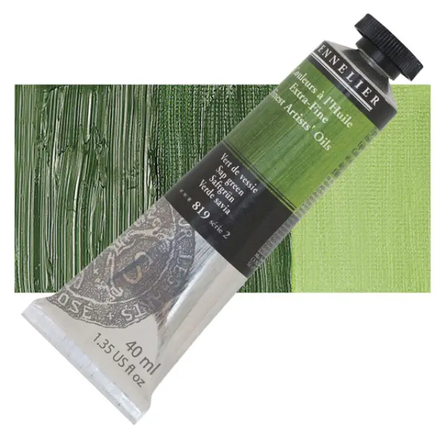 Sennelier Λάδι Finest Artists Oil 819 Sap Green - 40ml