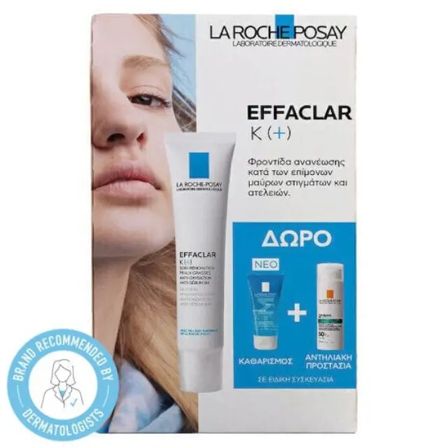 La Roche Posay Set Effaclar K(+) 40ml & Δώρο Effaclar Gel 50ml & Δώρο Anhelios Oil Correct Spf50+ 3ml
