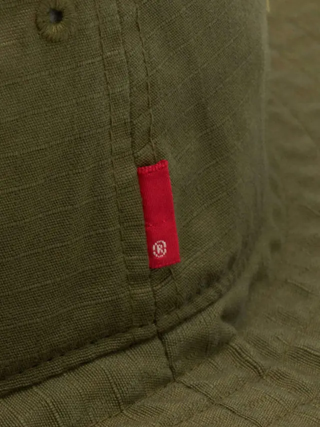 Summer Drawstring Bucket Hat TRUE OLIVE - M 2