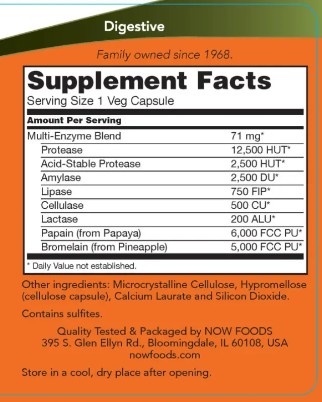 Now Foods Plant Enzymes 2
