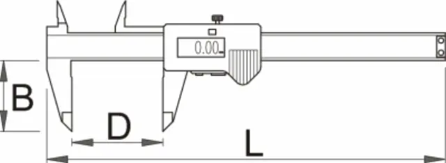 ΨΗΦΙΑΚΟ ΠΑΧΥΜΕΤΡΟ 150mm UNIOR 270A 619881 2