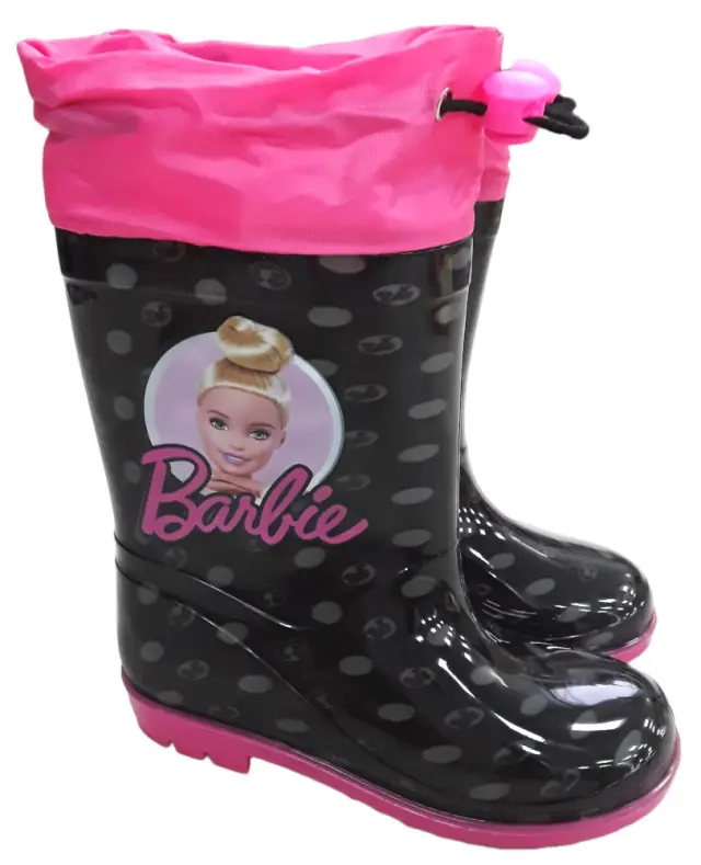 Παιδικές Γαλότσες Barbie Black 8800011 - 25-26