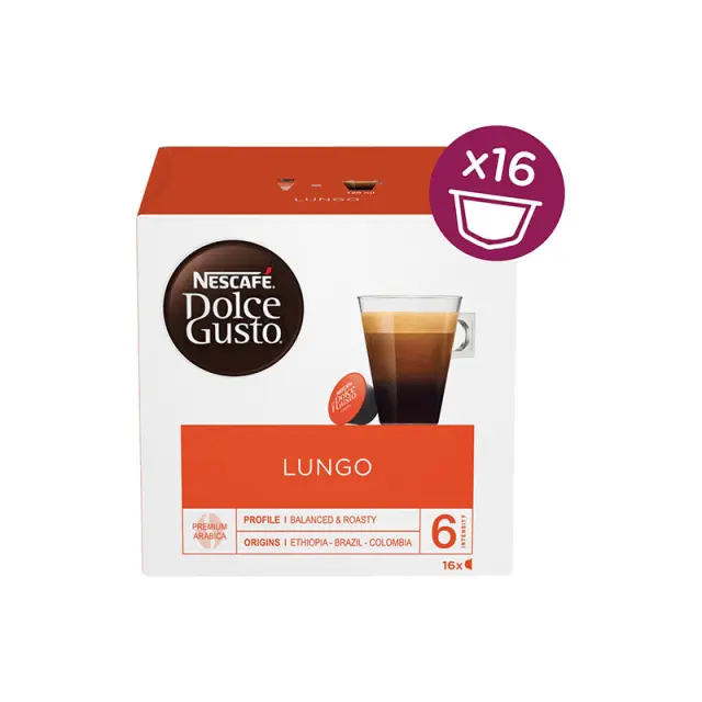 Nescafe Dolce Gusto Lungo - 16 τεμάχια