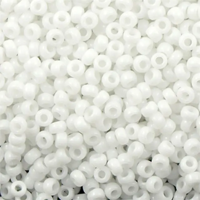Χάντρα Miyuki Round Rocailles 8/0 - 402 - Opaque White ~25gr