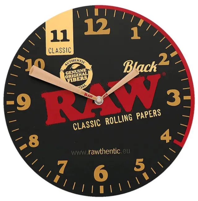 RAW Black Wall Clock - Ρολόι Tοίχου 30cm