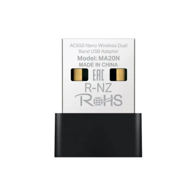 AC650 Nano Wireless Dual Band USB Adapter Mercusys MA20N (v 1.0)