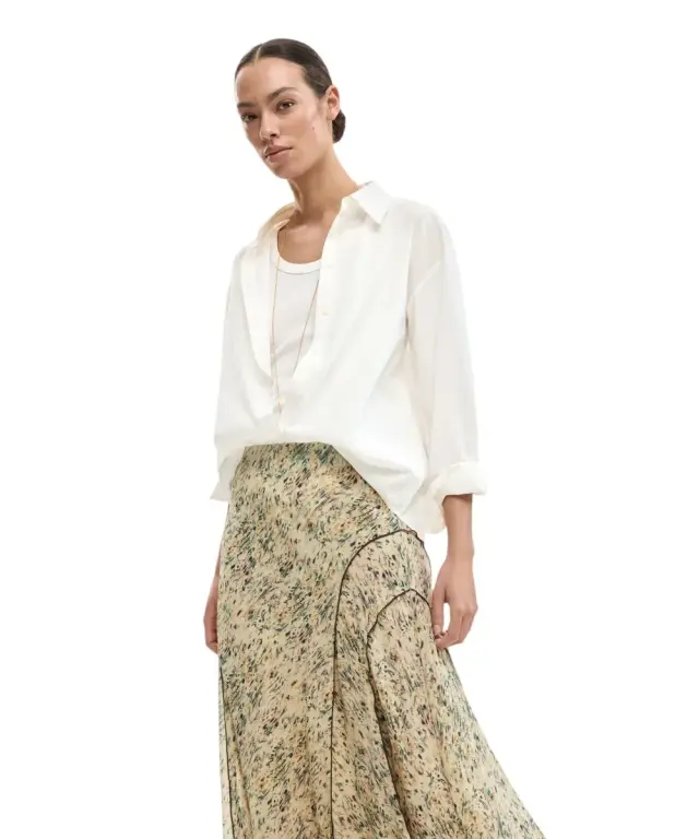 Desigual - Γυναικεία Φούστα Maxi Rishit 26SWFW18-1008 Μπεζ 2