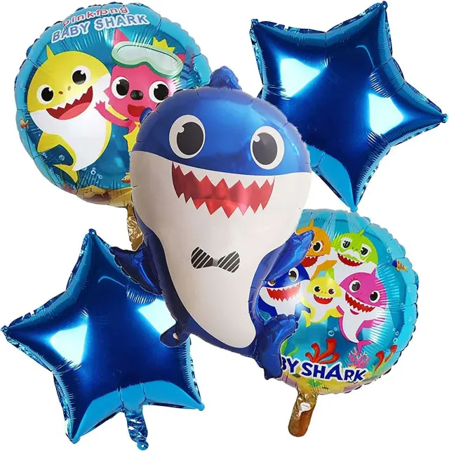 Baby Shark μπαλόνια 5 τεμαχίων