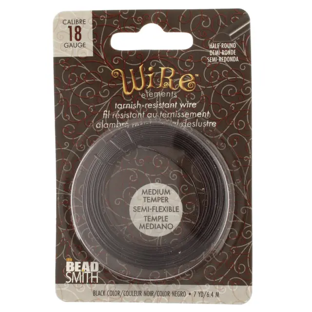 Σύρμα Ημικυκλικό Black Color 1mm - 6.4m