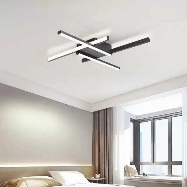 Φωτιστικό Οροφής Affilato Μαύρο Ματ 90x92x5εκ.