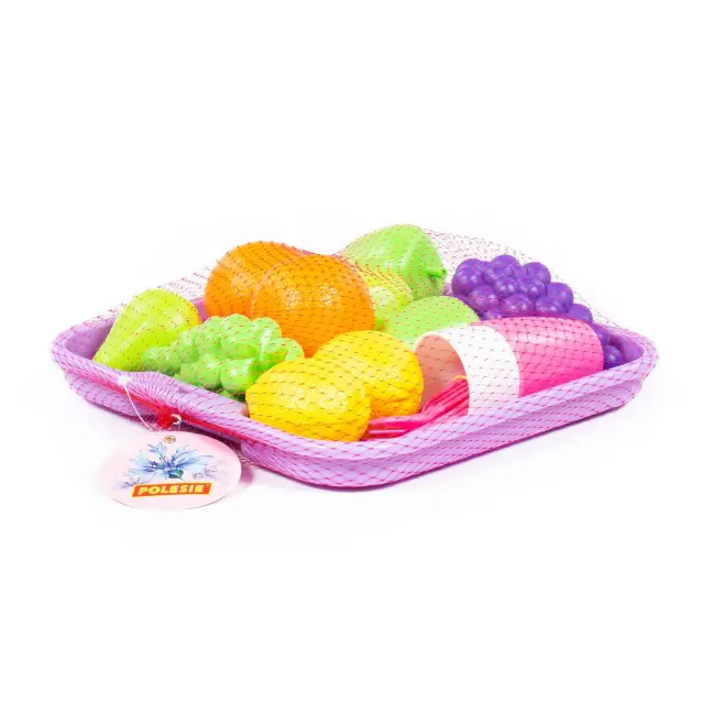 Polesie Σετ Δίσκος με φρούτα, Food set 21 pcs 46970