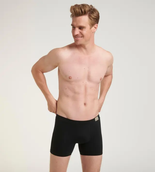Sloggi Men Μποξεράκια Go Natural Short Μαύρο 2 TMX 2