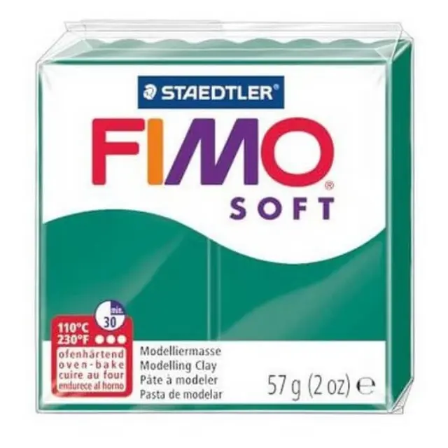Πηλός Fimo Soft 57gr Emerald