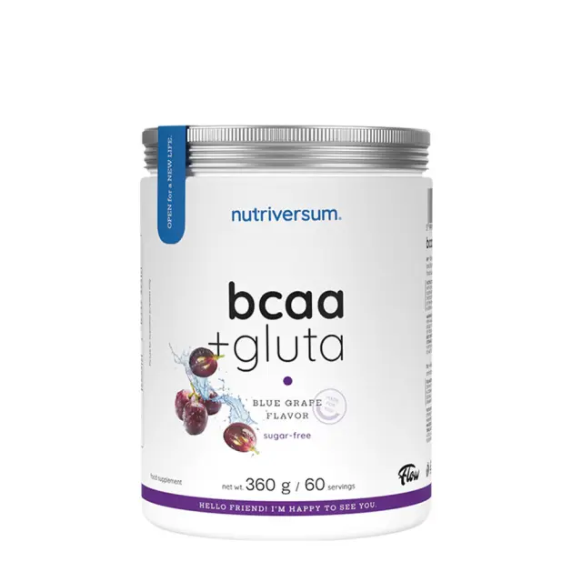 Nutriversum BCAA + GLUTA Blue Grape, 360 g