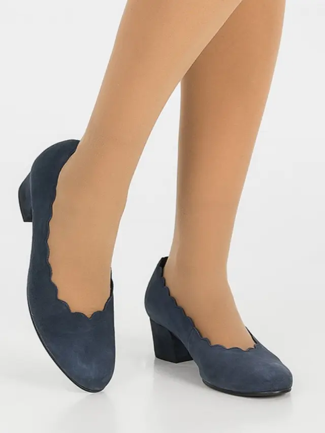 Gabor Γόβες Γυναικείο δέρμα Nubuck Μπλέ GAB/52221 002-D/BLUE 2