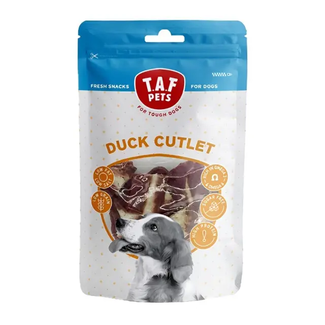 Taf Pets Λιχουδιά Σκύλου Φιλετάκια Πάπιας 75gr