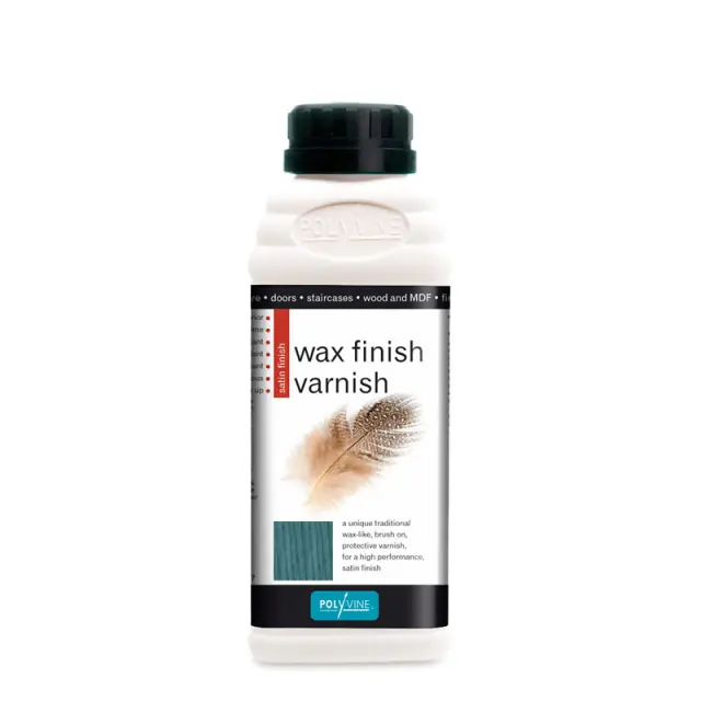 Βερνίκι Wax Finish POLYVINE Μπλε Σατινέ 500ml