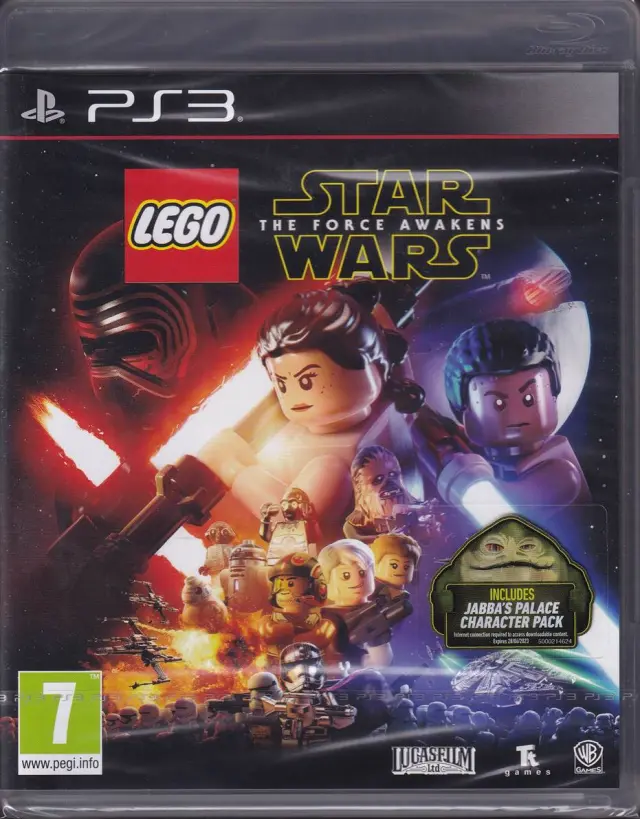 PS3 Lego Star Wars: The Force Awakens and Jabbas Palace Character Pack