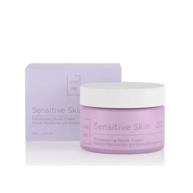 Lavish Care Sensitive Skin Rebalancing Boost Cream Night Κρέμα Νυκτός Προσώπου για Επανεξισορρόπηση, 50ml